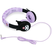 Cuffie cablate per bambini OTL Technologies Kuromi - Volume limitato a 85dB - Nero / Viola
