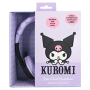 Cuffie cablate per bambini OTL Technologies Kuromi - Volume limitato a 85dB - Nero / Viola