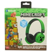 Cuffie wireless per bambini OTL Technologies Minecraft Creeper - Verde