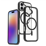 Custoida ibrida Okkes MagSafe per iPhone 17 - Nera / Chiara