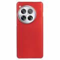 Custodia in Plastica Gommata per OnePlus 12 - Rossa