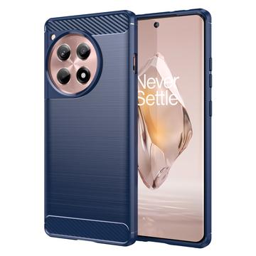 Custodia in TPU Spazzolato per OnePlus 12R/Ace 3 - Fibra di Carbonio