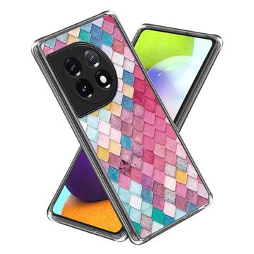 Custodia in TPU Stylish Ultra Sottile per OnePlus 12R/Ace 3 - Rombo Arcobaleno