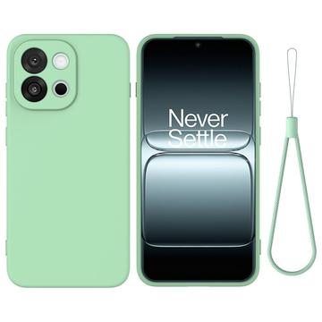 Custodia in silicone liquido con cinghia a mano per OnePlus 13T