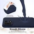 Custodia in silicone liquido per OnePlus 15 - compatibile con MagSafe - Blu Scuro