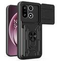 Custodia ibrida con anello rotante e protezione per fotocamera per OnePlus 15 - Nera