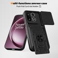 Custodia ibrida con anello rotante e protezione per fotocamera per OnePlus 15 - Nera
