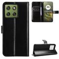 Motorola Edge 70 Custodia a portafoglio con supporto - Nera