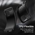 Custodia in TPU spazzolato per OnePlus 15T - Fibra di Carbonio - Nera
