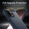 Custodia in TPU spazzolato per OnePlus 15T - Fibra di Carbonio
