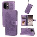 Custodia a portafoglio Mandala per OnePlus 15T con cinturino da polso - Viola