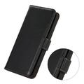 Custodia in pelle a portafoglio OnePlus 15T con RFID - Nera