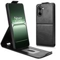 OnePlus Ace 5 Racing/Nord CE5 Custodia verticale con supporto - Nera
