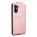 OnePlus Ace 5 Racing/Nord CE5 Custodia verticale con supporto - Oro rosa