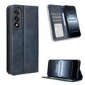 Custodia a Portafoglio con Chiusura Magnetica Retro per OnePlus Ace 5 Ultra/Nord 5 - Blu