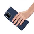 Custodia Flip Dux Ducis Skin Pro per OnePlus Ace 6/6T/15R - Blu