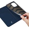 Custodia Flip Dux Ducis Skin Pro per OnePlus Ace 6/6T/15R - Blu
