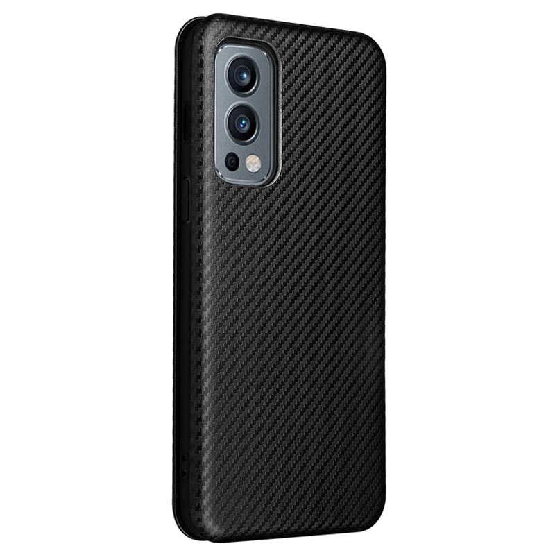 Custodia Portafoglio Oneplus Nord N10 5G – Cover Flip In Pelle Rossa Con Slot Carte E Supporto