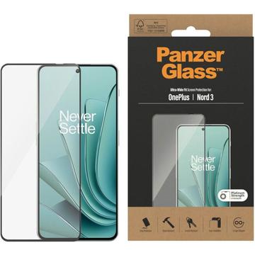 Proteggi Schermo PanzerGlass Ultra-Wide Fit per OnePlus Ace 2V/Nord 3 - Bordo Nero