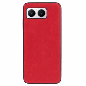 Custodia Ibrida Rivestita per OnePlus Nord 4 - Rossoa