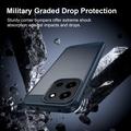 Custodia in TPU spazzolato per OnePlus Nord 6/Turbo 6/6V - Fibra di Carbonio - Blu