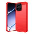 Custodia in TPU spazzolato per OnePlus Nord 6/Turbo 6/6V - Fibra di Carbonio