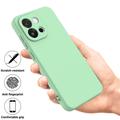 Custodia in silicone liquido con cinghia a mano per OnePlus Nord 6/Turbo 6 - Verde
