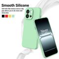 Custodia in silicone liquido con cinghia a mano per OnePlus Nord 6/Turbo 6 - Verde