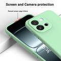 Custodia in silicone liquido con cinghia a mano per OnePlus Nord 6/Turbo 6 - Verde