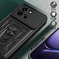 Custodia ibrida con anello rotante e protezione per fotocamera per OnePlus Nord 6 - Nera