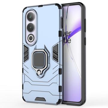 Custodia Ibrida OnePlus Nord CE4/Ace 3V con Supporto ad Anello - Blu