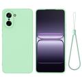 Custodia in silicone liquido con cinghia a mano per OnePlus Nord CE5