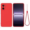 Custodia in silicone liquido con cinghia a mano per OnePlus Nord CE5