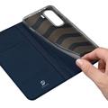 Custodia Flip Dux Ducis Skin Pro per OnePlus Nord CE6 Lite - Blu