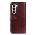 OnePlus Nord CE6 Lite Custodia a portafoglio con supporto - Marrone