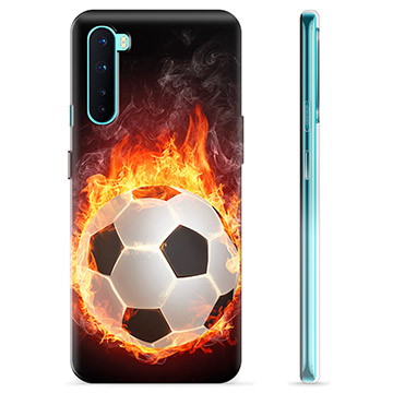 Custodia in TPU OnePlus Nord - Football Flame