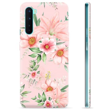 OnePlus Nord Custodia TPU - Fiori ad Acquerello