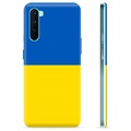 Custodia in TPU OnePlus Nord con bandiera ucraina - gialla e azzurra