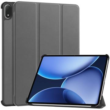 Custodia Smart Folio per OnePlus Pad 2 Pro/Pad 3/Oppo Pad 4 Pro Serie Tri-Fold - Grigia