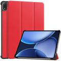 Custodia Smart Folio serie Tri-Fold per OnePlus Pad 2 Pro/Pad 3/Oppo Pad 4 Pro - Rossa