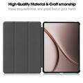 Custodia Smart Folio serie Tri-Fold per OnePlus Pad 4/Oppo Pad 5 Pro - Nera