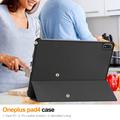 Custodia Smart Folio serie Tri-Fold per OnePlus Pad 4/Oppo Pad 5 Pro - Nera