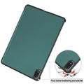 Custodia Smart Folio per OnePlus Pad 4/Oppo Pad 5 Pro serie Tri-Fold - Verde scuro