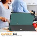 Custodia Smart Folio per OnePlus Pad 4/Oppo Pad 5 Pro serie Tri-Fold - Verde scuro