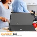 Custodia Smart Folio per OnePlus Pad 4/Oppo Pad 5 Pro Serie Tri-Fold - Grigia