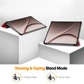Custodia Smart Folio serie Tri-Fold per OnePlus Pad 4/Oppo Pad 5 Pro - Rossa