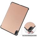Custodia Smart Folio serie Tri-Fold per OnePlus Pad 4/Oppo Pad 5 Pro - Oro rosa