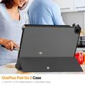 Custodia Smart Folio per OnePlus Pad Go 2 Serie Tri-Fold - Grigia