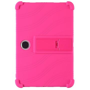 OnePlus Pad Lite/Oppo Pad SE Custodia in silicone con Kickstand - Rosa caldo