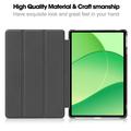 Custodia Smart Folio per OnePlus Pad Lite Serie Tri-Fold - Grigia